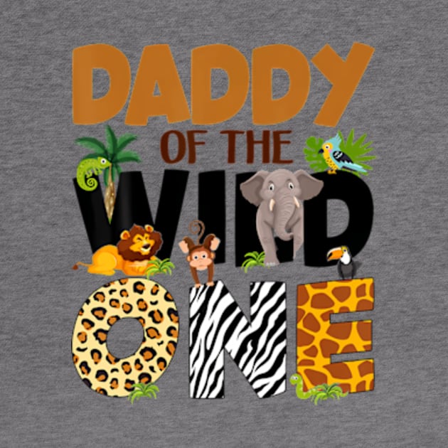 Daddy Of The Birthday Wild One Dad And Mom Boy Family by Eduardo